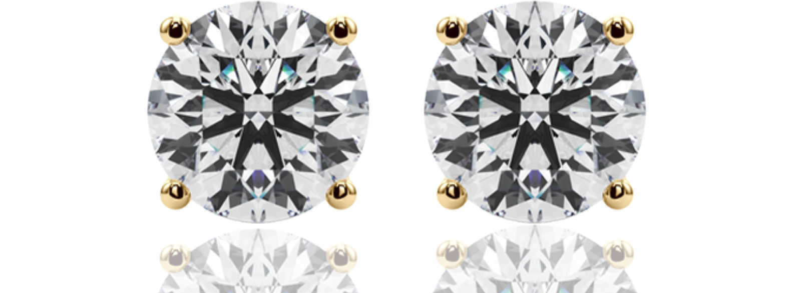 4 Prong Diamond Studs